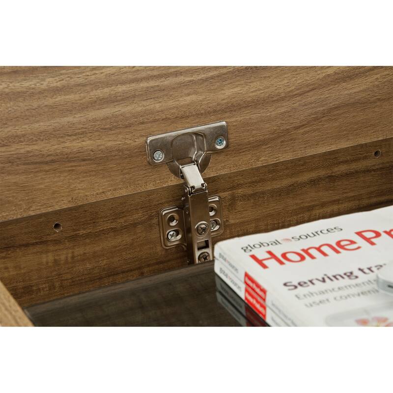 Compact Computer Desk with Multiple Storage, Walnut Bed Bath & Beyond