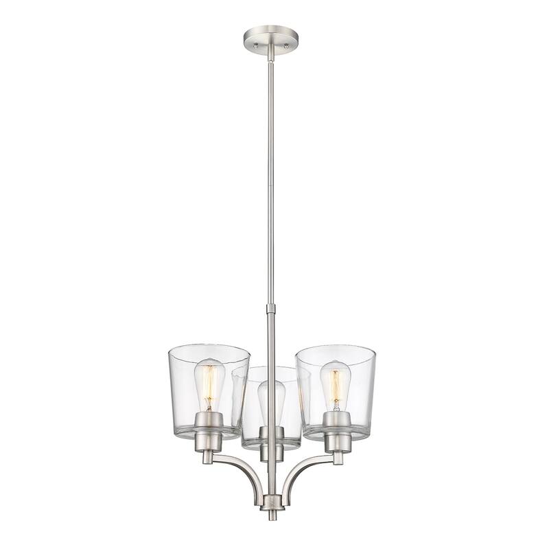 Millennium Lighting Evalon Chandelier with Clear Glass Shades