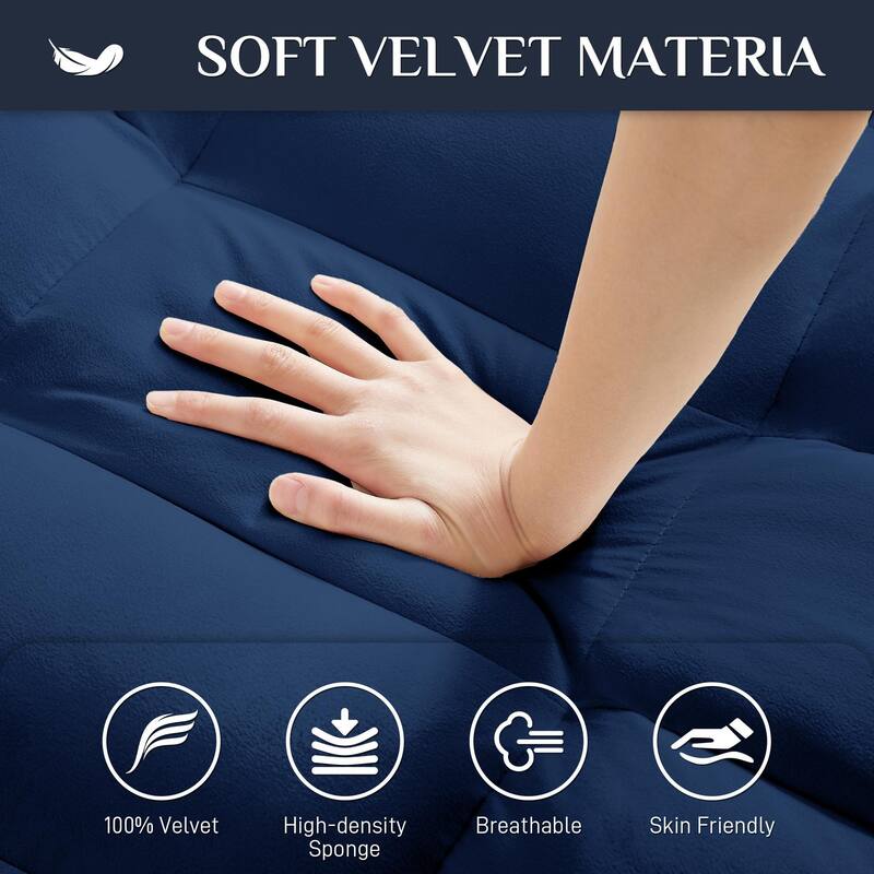 Ouyessir 3 in 1 Multi-Functional Convertible Single Sleeper Sofa Bed for Small Living Spaces