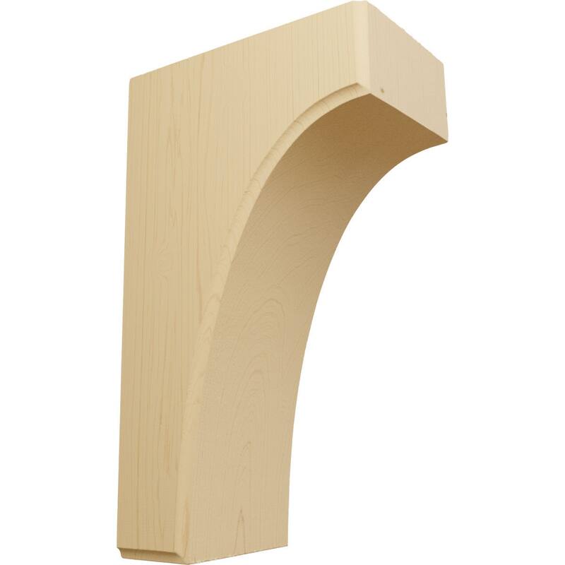 Clarksville Bracket - 3 1/2"W x 6"D x 10"H - Alder