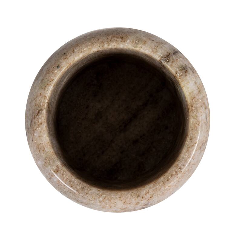Marble and Mango Wood Pinch Pot with Lid