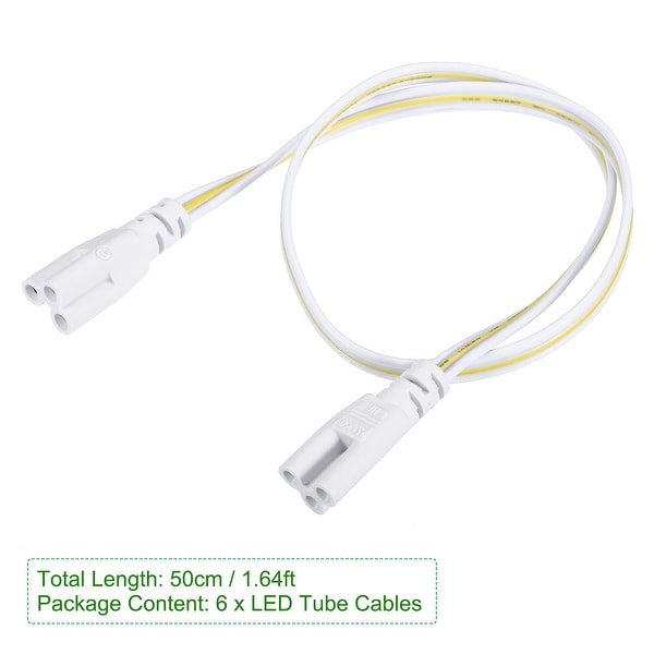 US Made 2FT~6FT Connecting Cable For Integrated LED Tube Light Bulbs - 3 Pin