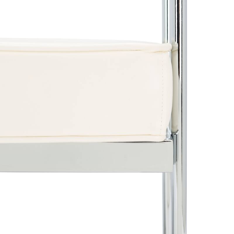 SAFAVIEH Pinkey Glam Long Rectangle Cushion Bench with Arms - 48" W x 17.3" L x 24.8" H - 48Wx17Dx25H