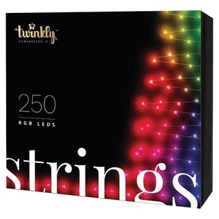 Twinkly LED Micro/5mm Multicolored 250 ct String Christmas Lights 65.5 ft.