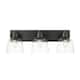Option Matte Black with Clear Glass
