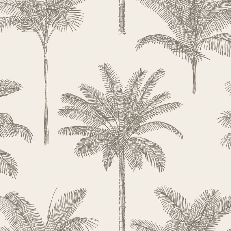 ESTA Home Taj Beige Palm Trees Wallpaper - Beige