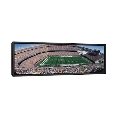 iCanvas "Sold Out Crowd at Mile High Stadium" by Panoramic Images Framed Canvas Print