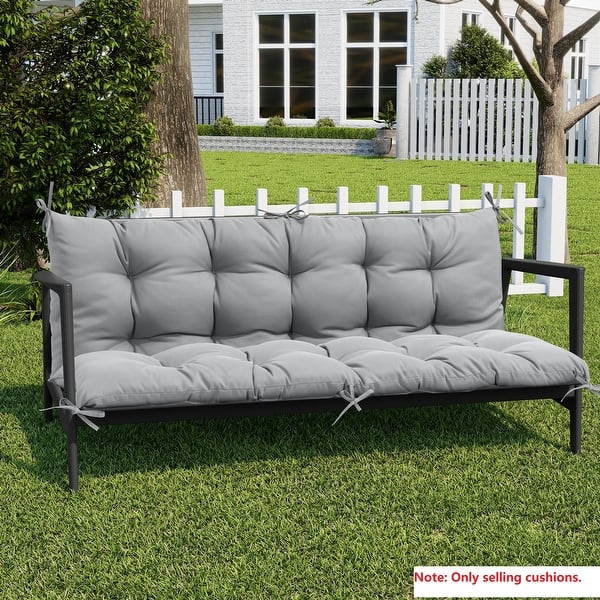 Outdoor Bench Wrought Iron Chair Cushions, 2/3 Seater Thicken