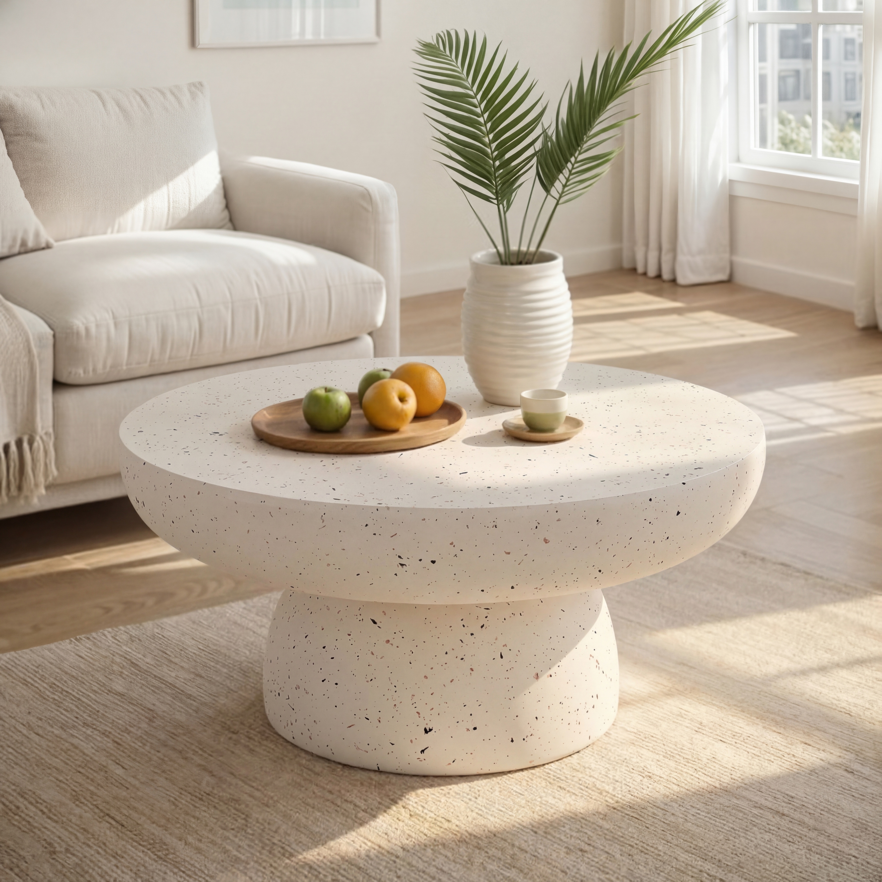 家具 CRITH COFFEE TABLE Christopher Knight Home - Alex Patio Lightweight Concrete 27