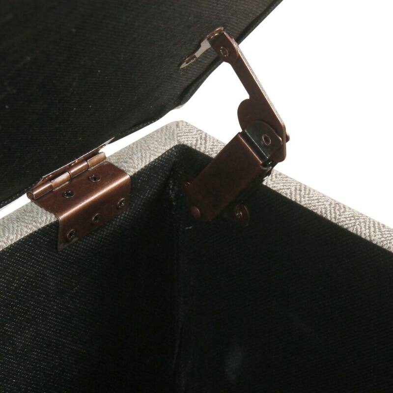 Copper Grove Reze Storage Bench with Nailhead Trim