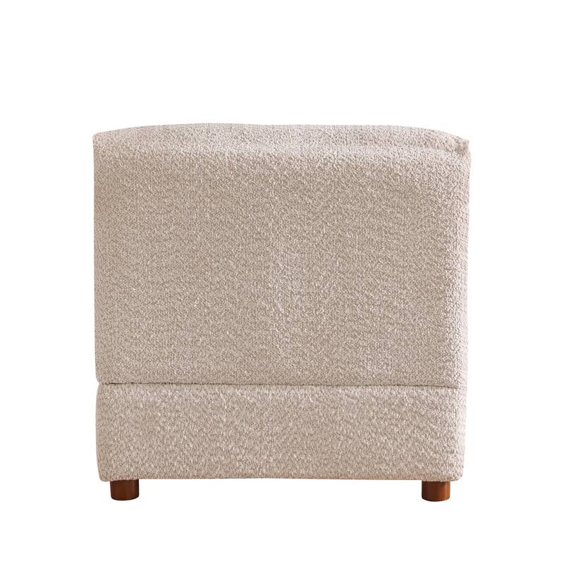 Christopher Knight Home - Modern Upholstered Sofa with Rubber Wood Frame