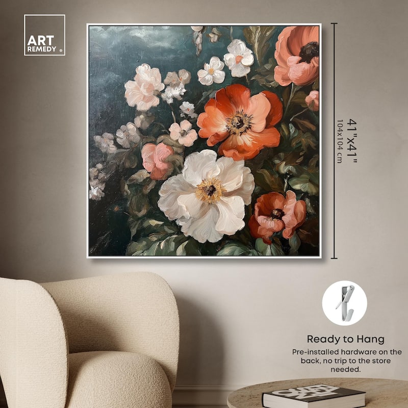Petals in Abundance Canvas by Art Remedy