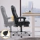 preview thumbnail 36 of 57, EROMMY Heated Massage Executive Office Chair, PU Leather with Retractable Footrest
