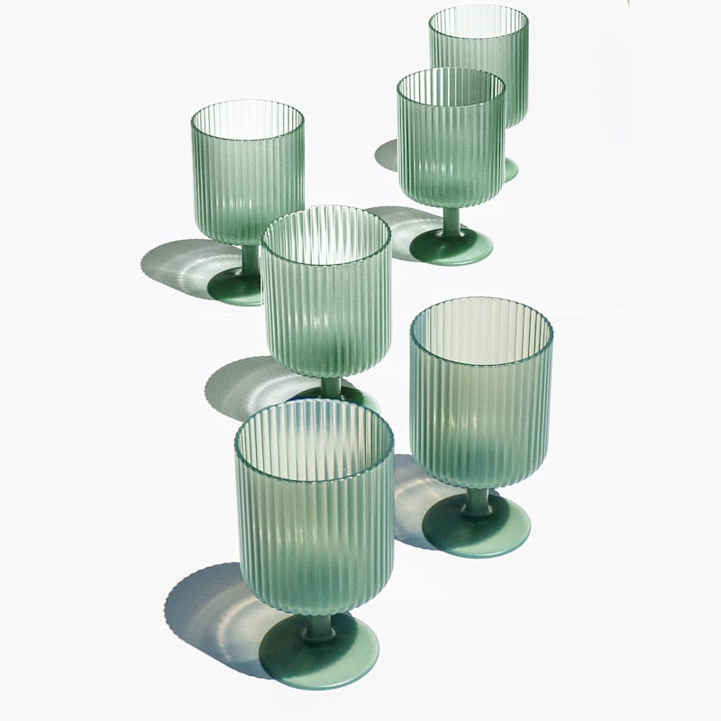 Abode Homewares Mesa PP Wine Glass - 15 oz - Set of 6