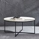 preview thumbnail 2 of 3, Renwil Livia Indoor Iron Table, Matte Black