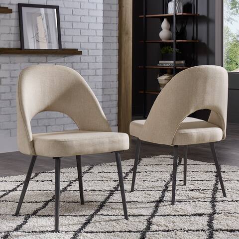 Presley Upholstered Dining Chairs (Set of 2) by iNSPIRE Q Modern