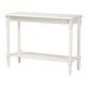 preview thumbnail 1 of 6, Bayard Console Table with Bobbin Legs - Spindle Leg Accent Table with Shelf, Cottage Farmhouse Entryway or Living Room Furniture White