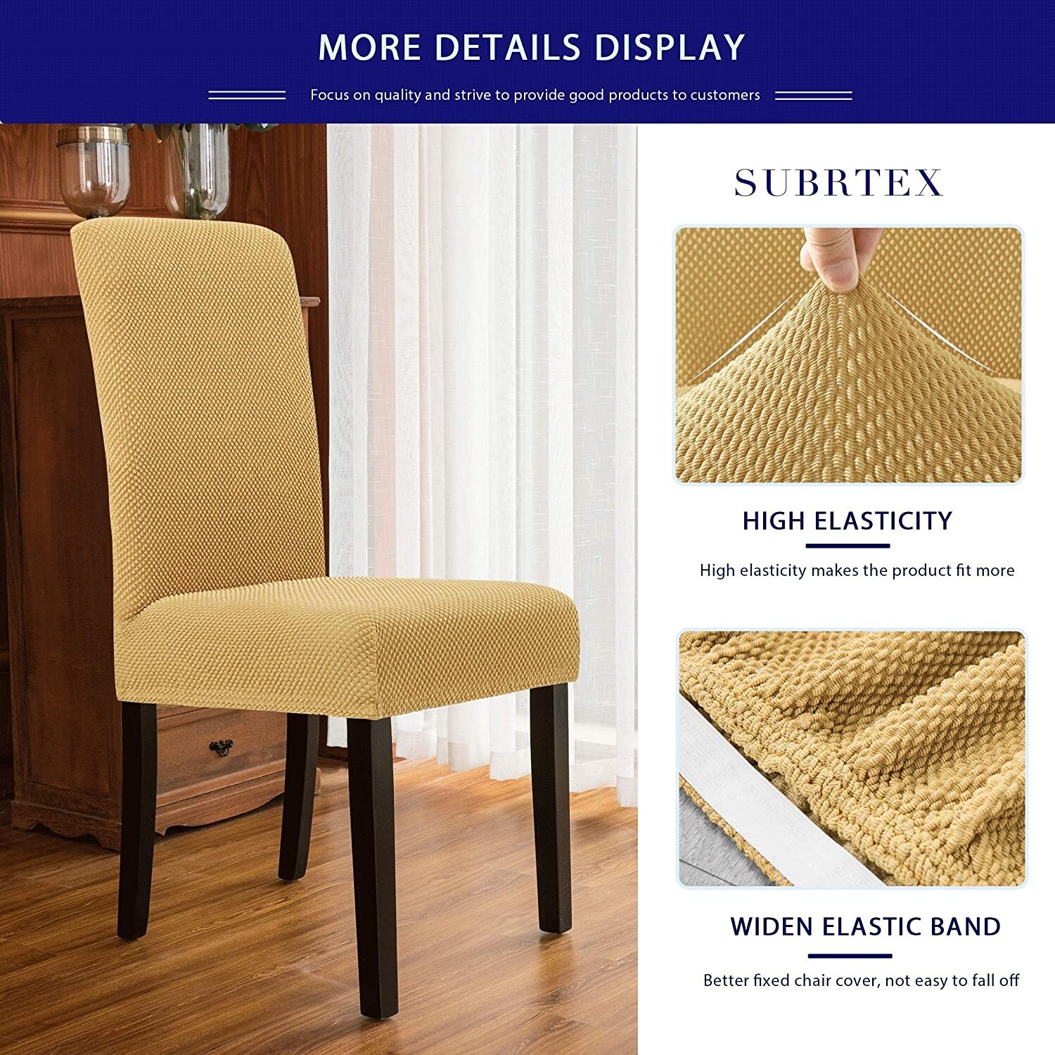 Subrtex dining chair covers outlet