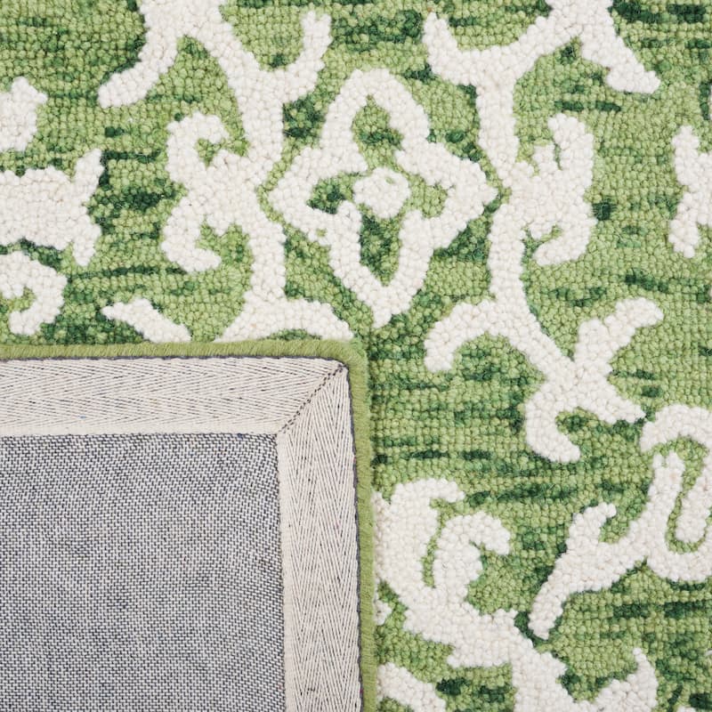 SAFAVIEH, Handmade Blossom Vesela Modern Floral Wool Rug