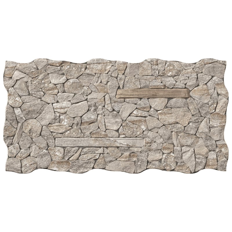 Merola Tile Caldera Castle Canto 12-5/8" x 25-1/8" Porcelain Floor and Wall Tile