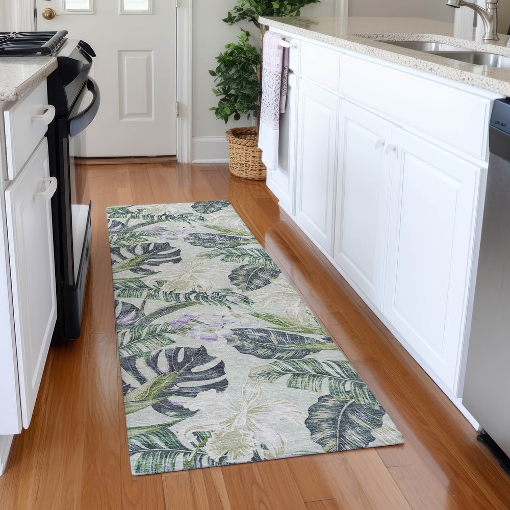Premium Washable Super Soft Tropical Paradise Mayfield Rug