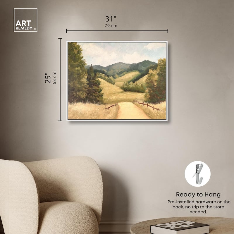 Summer Fields Canvas by Art Remedy