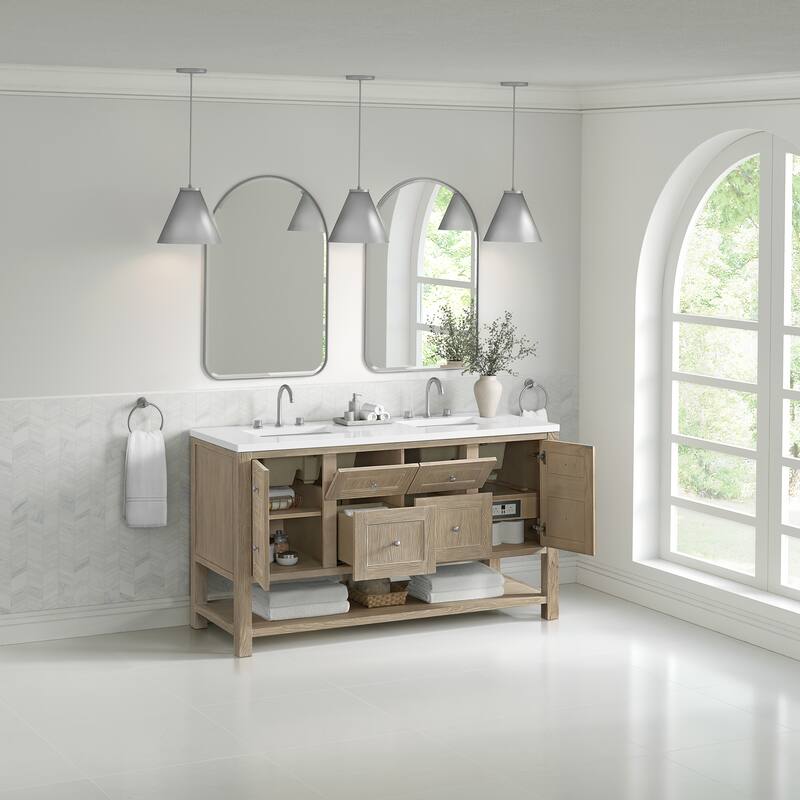Breckenridge 60" Single Vanity, Light Natural Oak - 60S