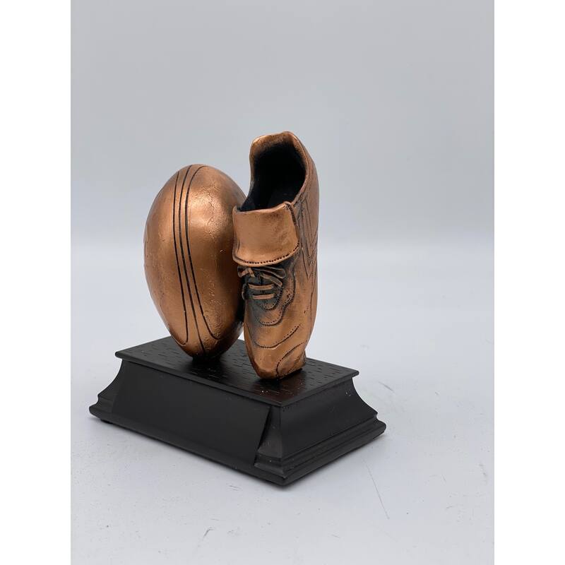 Bronze Football and Cleat