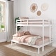 preview thumbnail 11 of 20, Now Furniture Bunk Bed for Kids, Twin over Full Textured White
