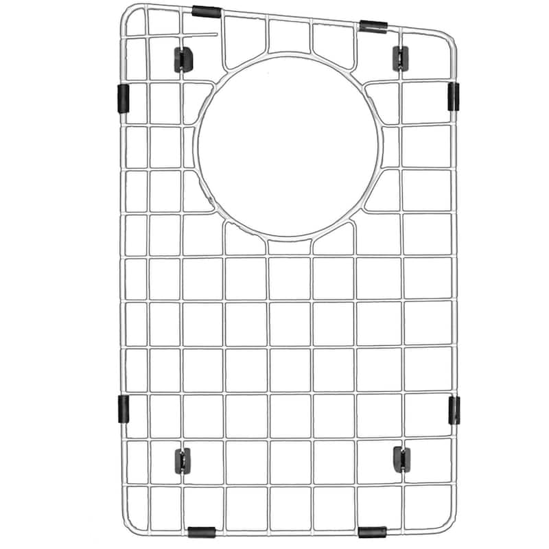 Karran USA GR-6008 9-1/2" L x 15" W Stainless Steel Basin Rack with - Stainless Steel - Stainless Steel