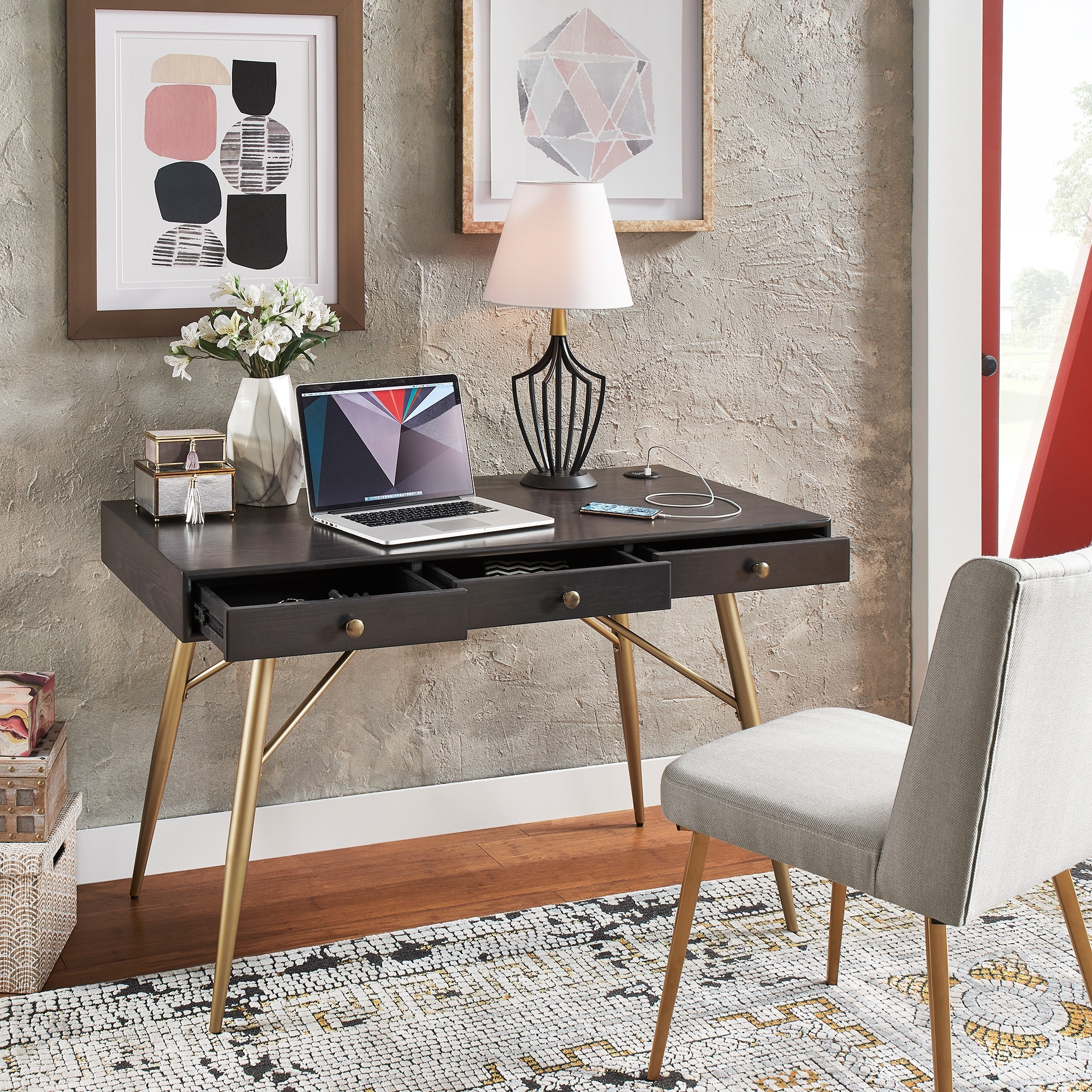 Glam writing desk sale
