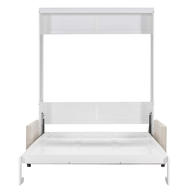 Multifunctional Murphy Bed with Cushion & Storage