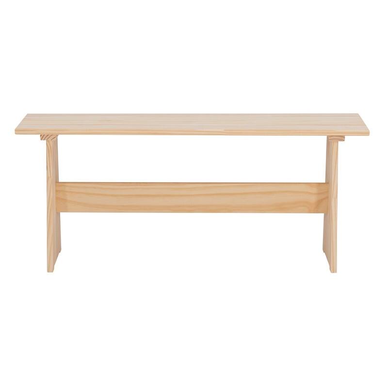 Wendell Solid Wood Corner Breakfast Nook Dining Set