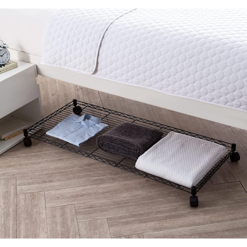 Suprima® Rolling Underbed Storage Shelf by DormCo