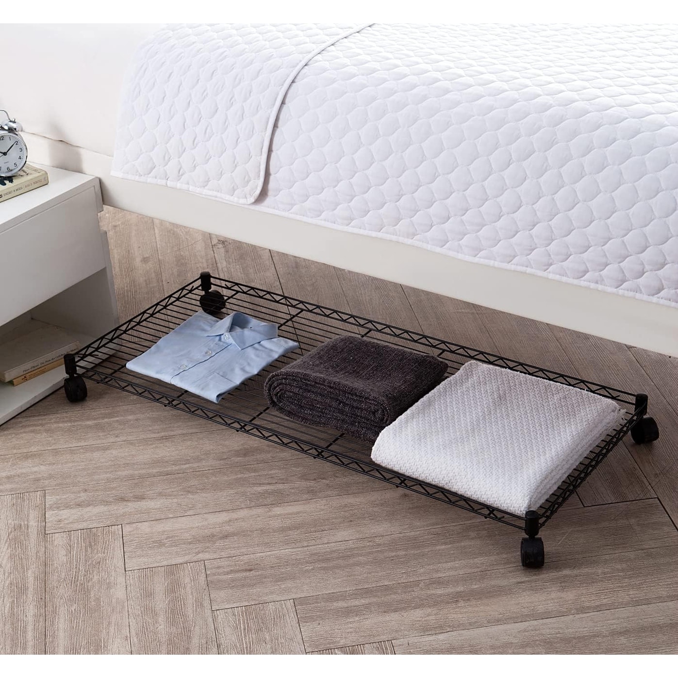 Suprima® Rolling Underbed Storage Shelf by DormCo