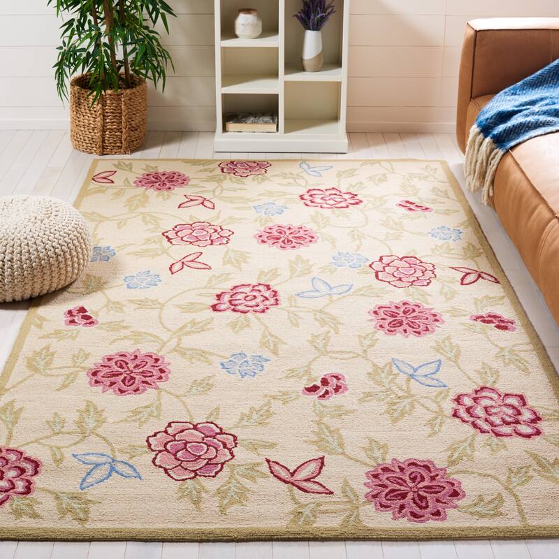 SAFAVIEH Handmade Chelsea Marjaana French Country Wool Rug