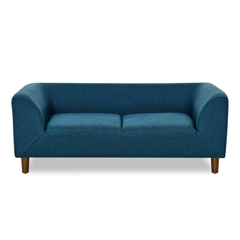 Roomfitters Pet Sofa with Backrest and Armrests, Modern Rectangular Dog Couch for Small and Medium Dogs, Soft Cushion