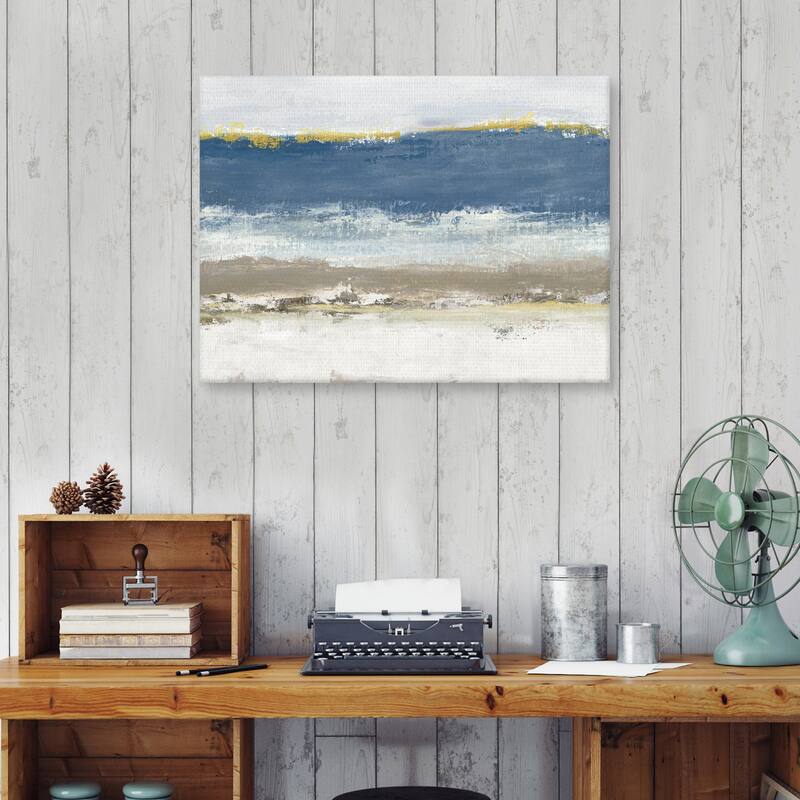 Blue Skies by Janet Tava Canvas Art Print