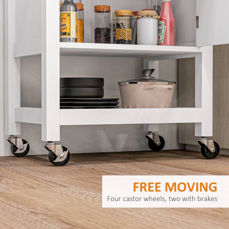 Utility Kitchen Cart(no include stool)
