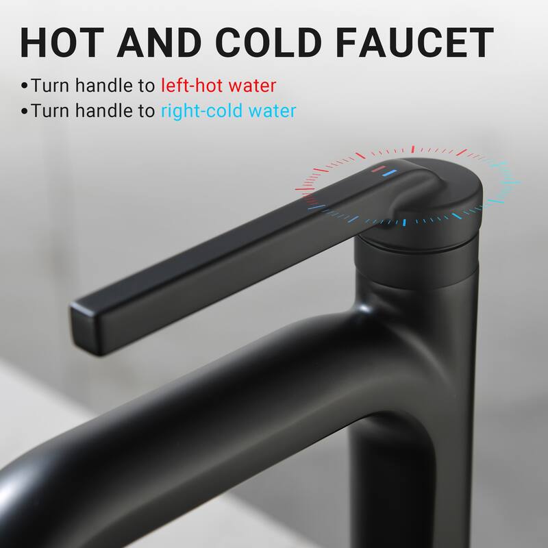 Handle Bathroom Faucet