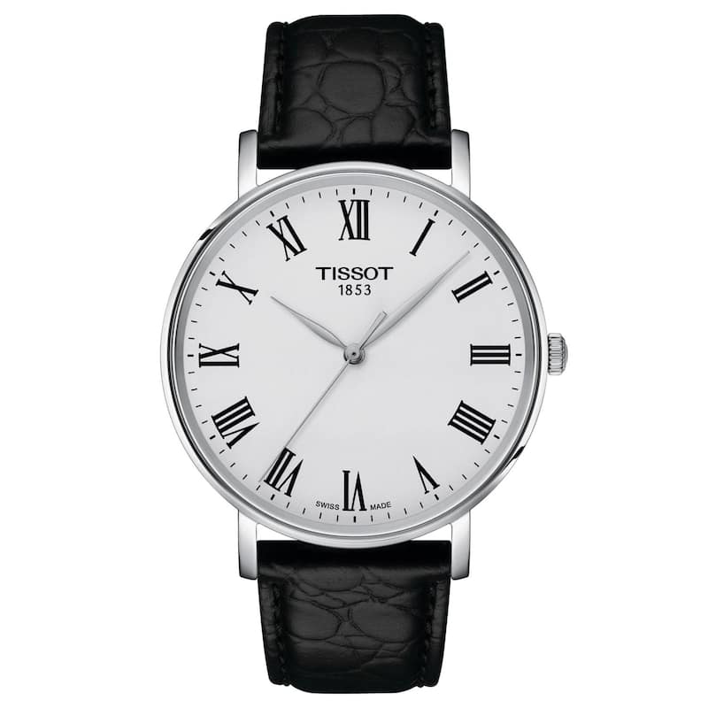 Tissot Men's T-Classic White Dial Watch - T1434101603300 - One Size