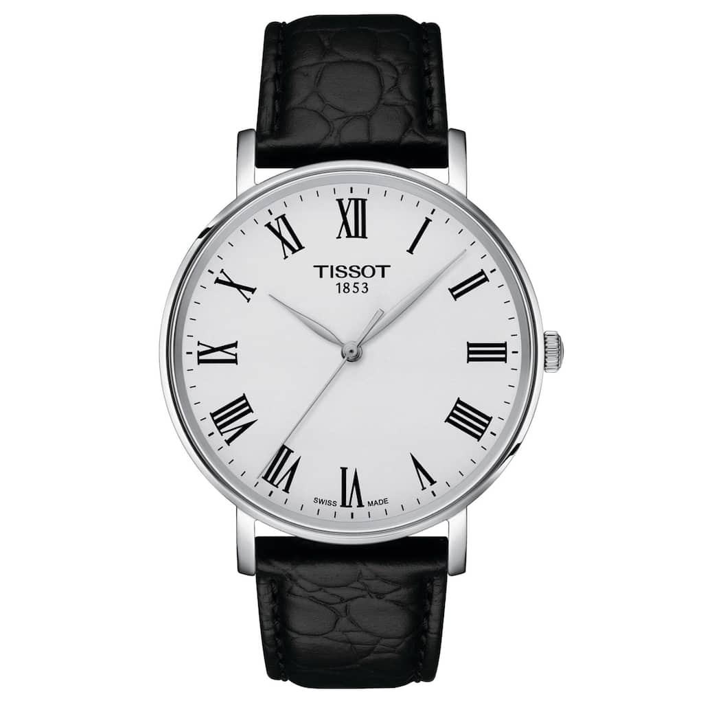 Tissot Men's T-Classic White Dial Watch - T1434101603300 - One Size