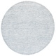 preview thumbnail 48 of 52, SAFAVIEH Handmade Soho Esmehan Contemporary Wool Rug 6' Round - Blue/Ivory
