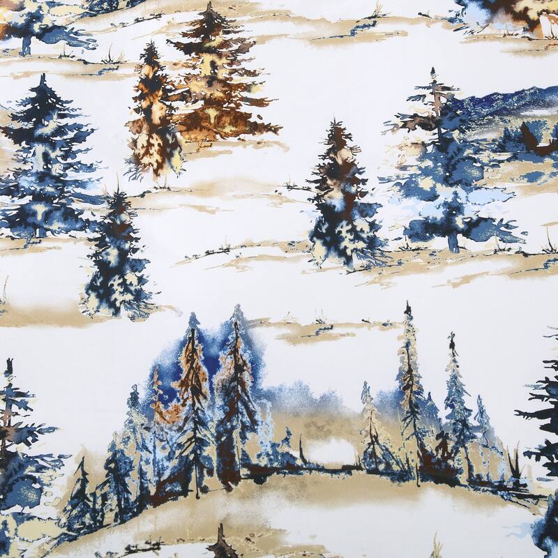 Paseo Road Acadia Cabin Bedding Woodland Lodge 3 Piece Reversible Duvet Cover Set with Pillow Shams