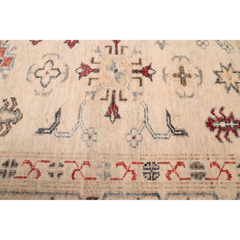 ECARPETGALLERY Hand-knotted Heritage Light Khaki Wool Rug - 8'2 x 10'0