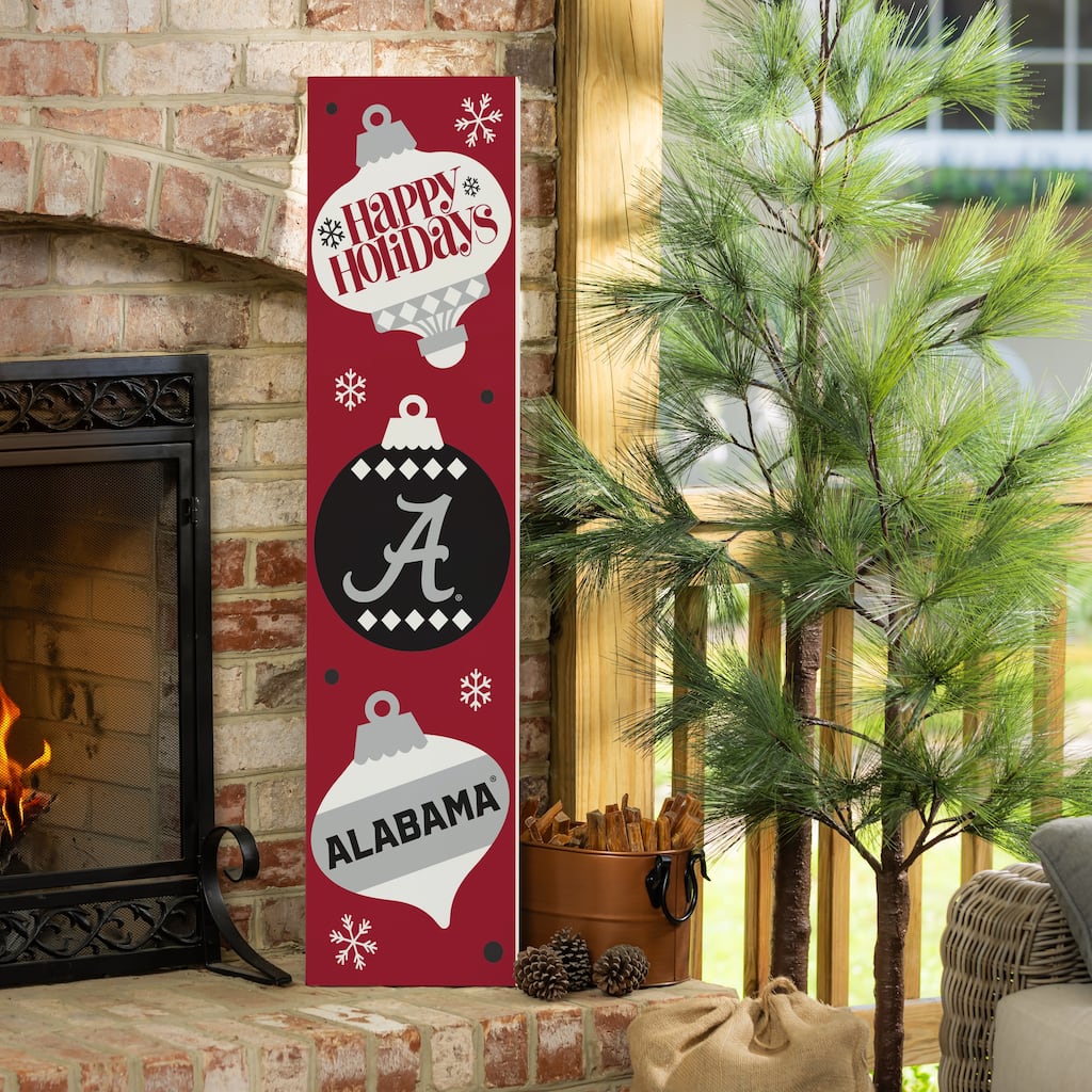 47" Double Sided Seasonal Porch Leaner, University of Alabama - 47" x 11.25"