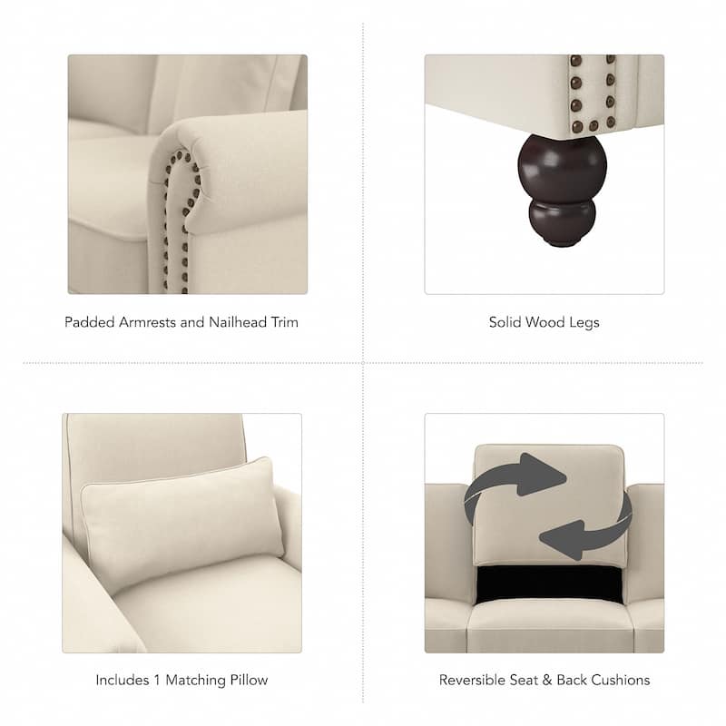 Coventry Accent Chair with Arms by Bush Furniture