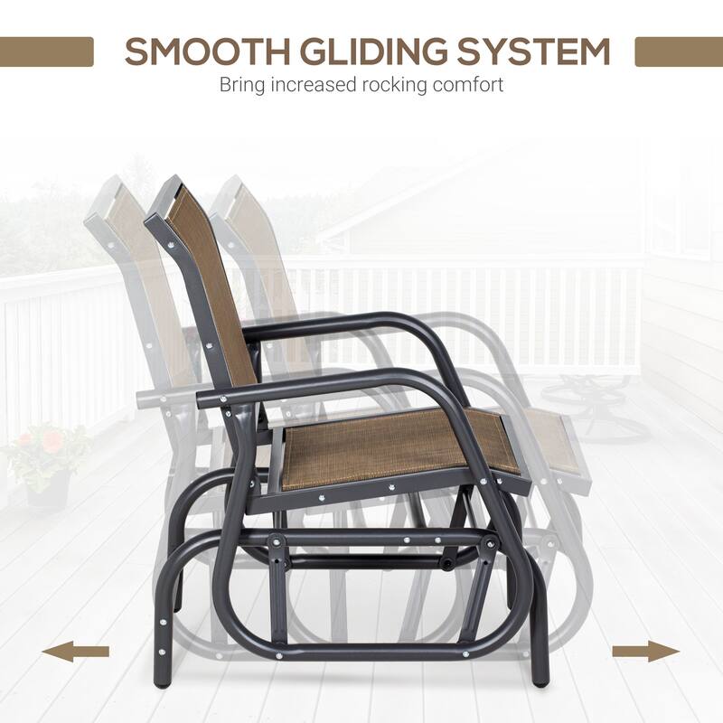 Outsunny Porch Glider (Excluding the table)