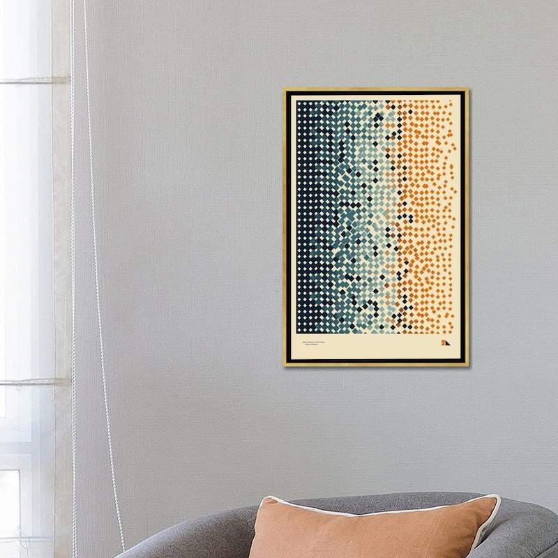 iCanvas "Entropy" by 2046 Design Framed Canvas Print
