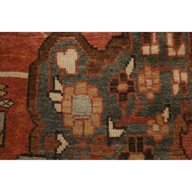 Vegetable Dye Bakhtiari Persian Rug Handmade Wool Carpet - 10'7" x 17'7"